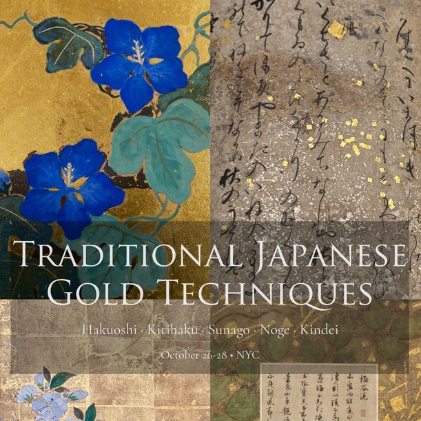 Traditional Japanese Gold Techniques workshop, October 26-28, NYC