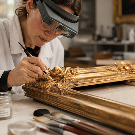 Conservation arts and gilding
