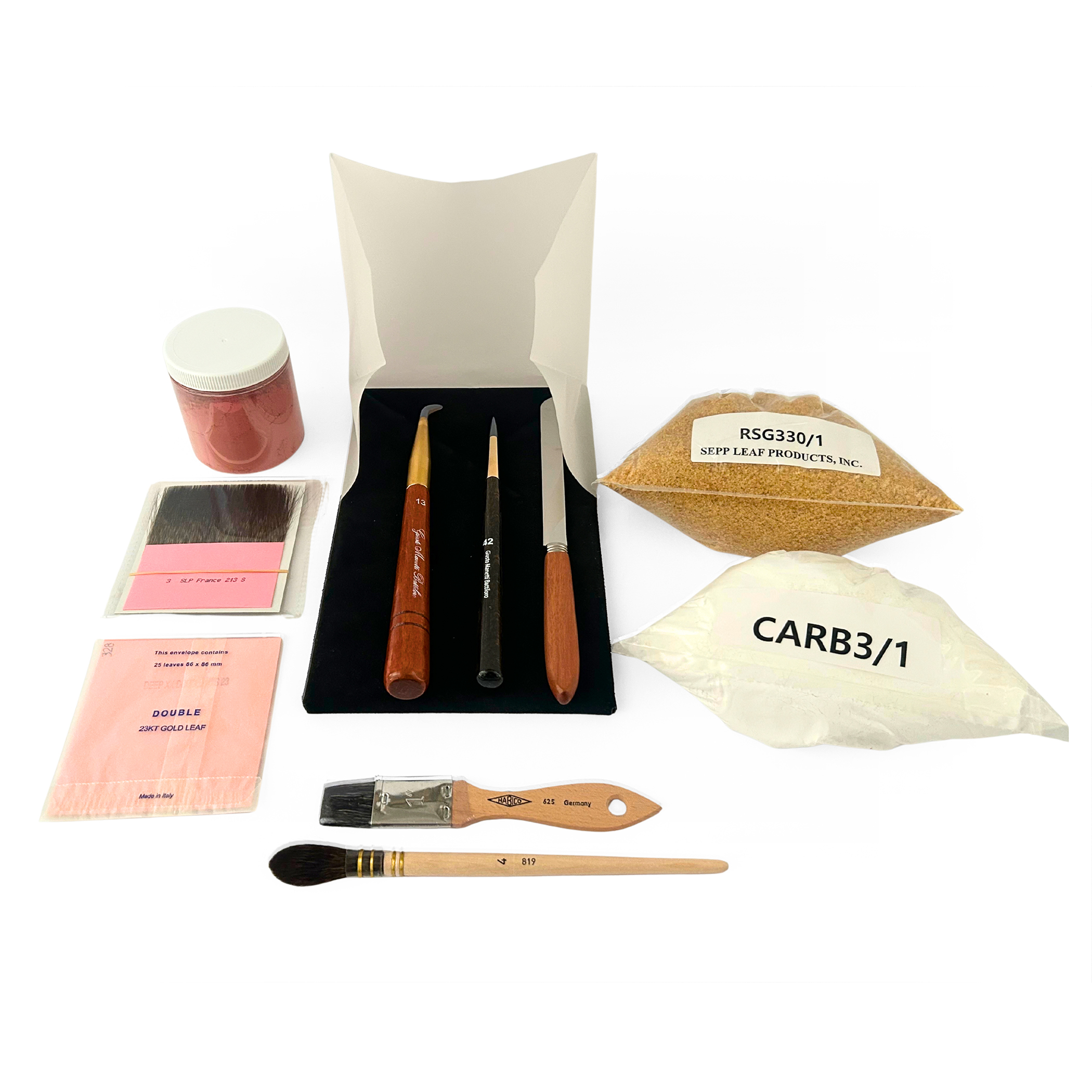 View traditional water gilding panel class kit