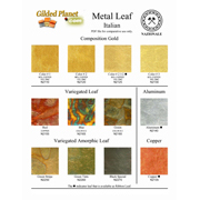 Nazionale metal leaf color chart