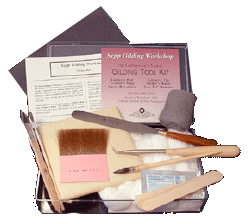 traditional water gilding kits and tools