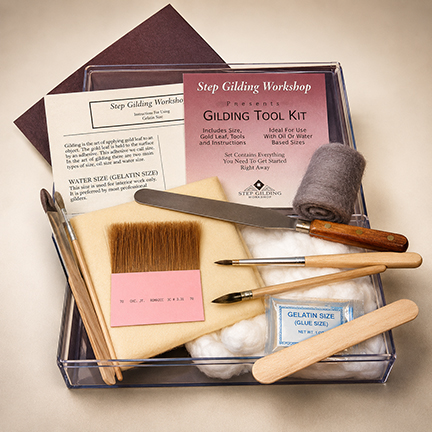 View traditional water gilding panel class kit